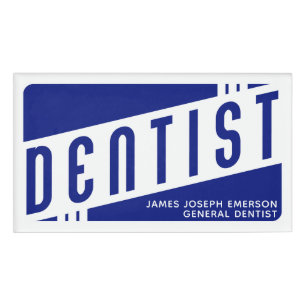 Etiqueta De Nombre Oficinas dentales