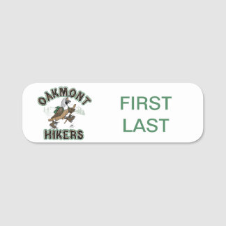 Etiqueta de nombre OHC clásica