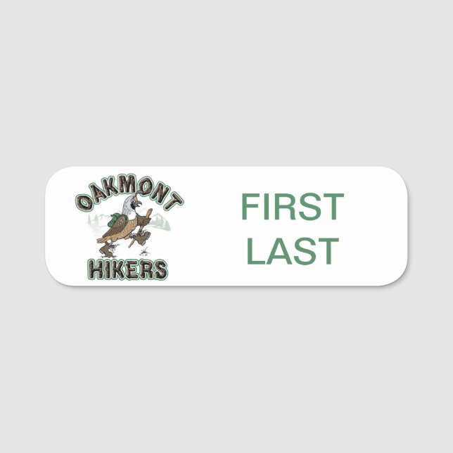 Etiqueta de nombre OHC clásica (Anverso)