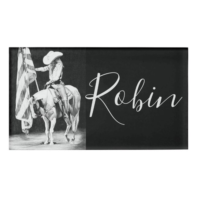 Etiqueta De Nombre Oraciones de estampida (ballpoint) (Anverso)