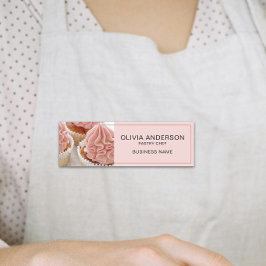 Etiqueta De Nombre Panadería pastelería Personalizado de negocios