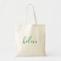 Etiqueta de nombre para la bolsa
