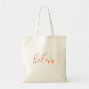Etiqueta de nombre para la bolsa