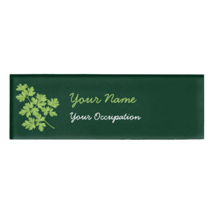 Etiqueta De Nombre Parsley