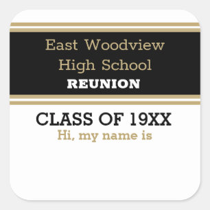 Etiqueta de nombre! Pegatinas sindicales de clase 