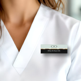 Etiqueta De Nombre Personal de oficina de Médica oftalmológico Optome