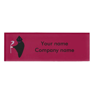 Etiqueta de nombre personalizada de Halloween de P