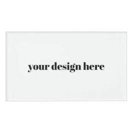 Etiqueta De Nombre Personalizado