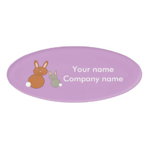 Etiqueta de nombre personalizado de conglomerados