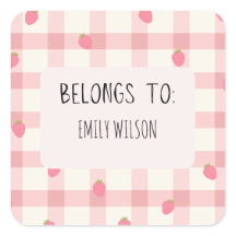 Etiqueta de nombre personalizado de corte