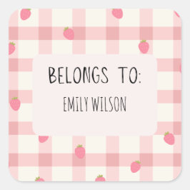 Etiqueta de nombre personalizado de corte