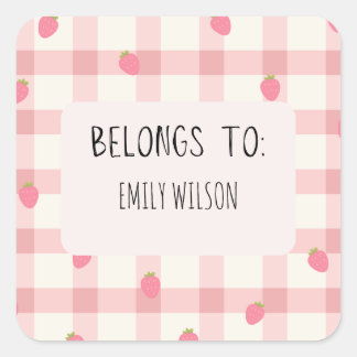 Etiqueta de nombre personalizado de corte