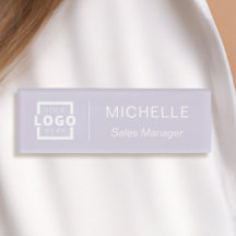Personalizado Logotipo Lavender Empleado