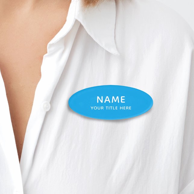Etiqueta De Nombre Personalizado Sencillo Básico Moderno Mínimo Títul (Subido por el creador)