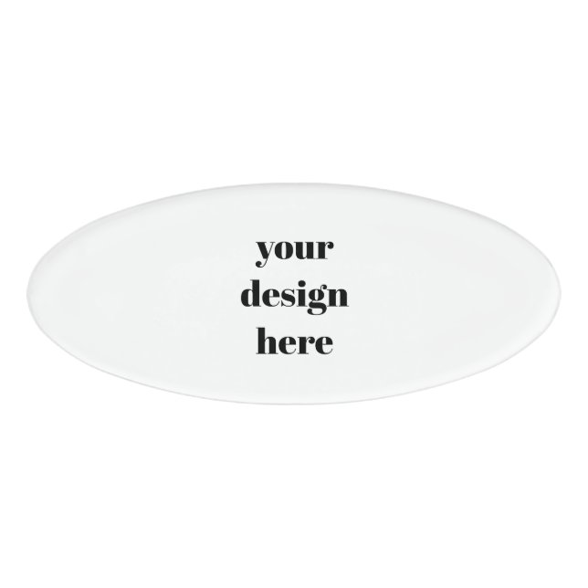 Etiqueta De Nombre Personalizar (Anverso)