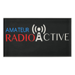 Etiqueta De Nombre Radio Amateur Activo