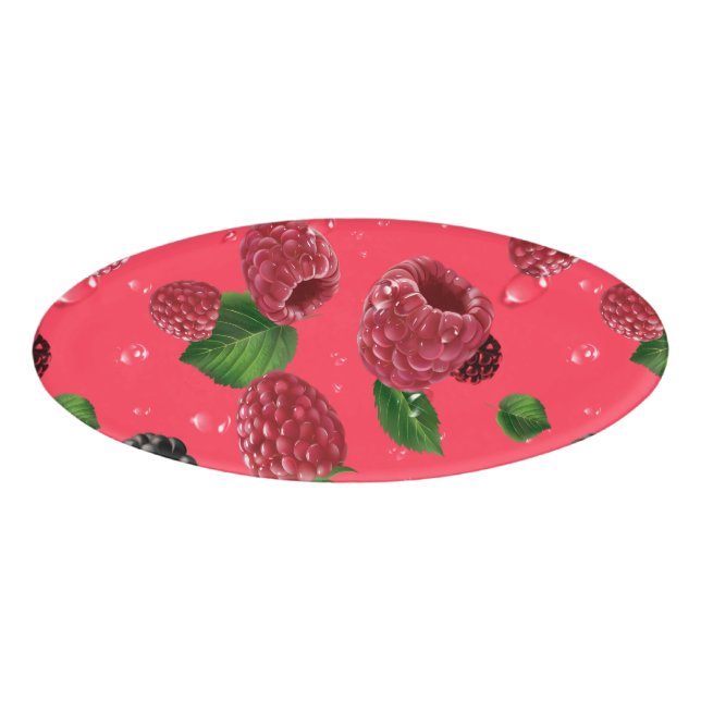 Etiqueta De Nombre Raspberry (Anverso)
