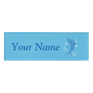 Etiqueta De Nombre Sailfish