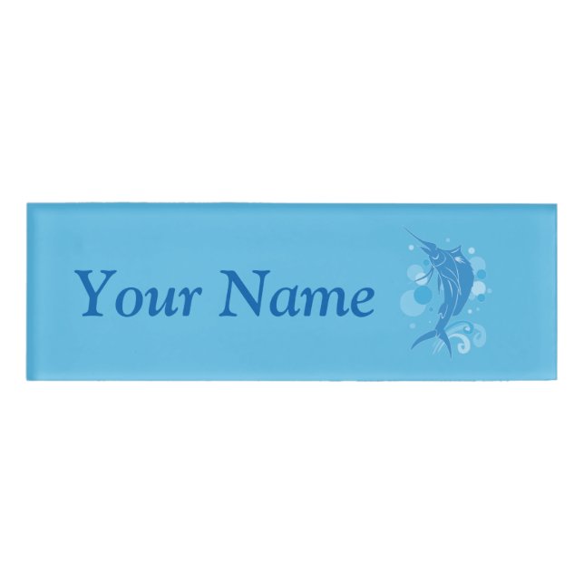 Etiqueta De Nombre Sailfish (Anverso)
