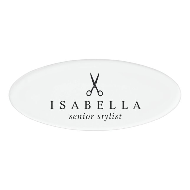 Etiqueta De Nombre Salon Business Promotional (Anverso)