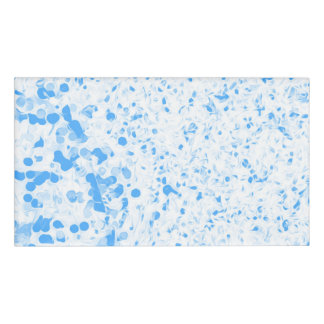 Etiqueta De Nombre Splatter Texture - Blue