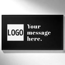 Su logotipo o imagen cargada y texto retro editabl