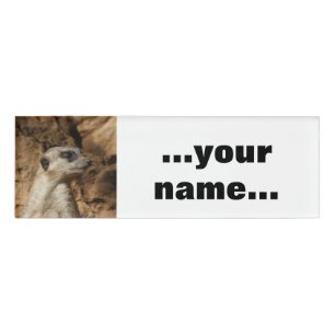 Etiqueta De Nombre Suricata 029