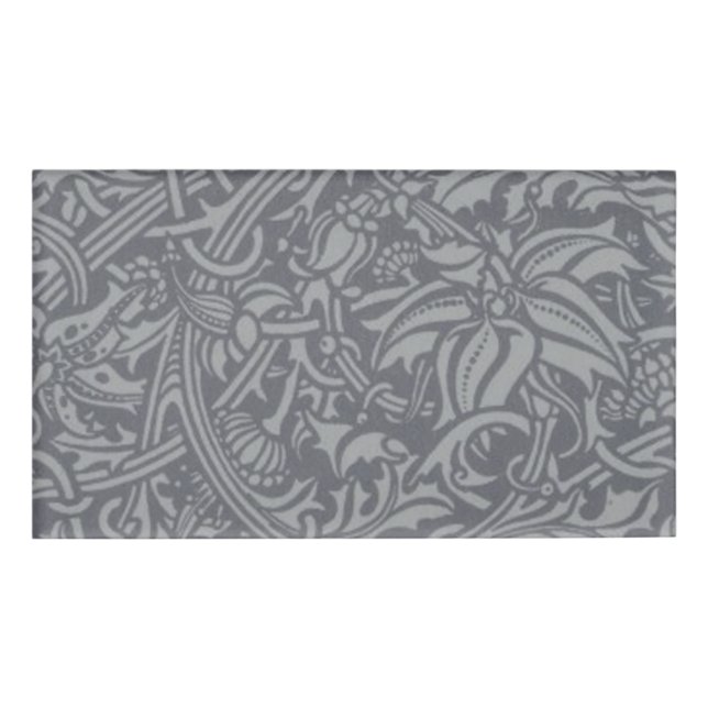 Etiqueta De Nombre Tistle escocés Knot William Morris Style (Anverso)