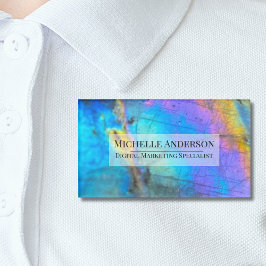 Etiqueta De Nombre Título de trabajo colorido profesional