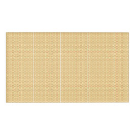 Etiqueta De Nombre un fondo amarillo y blanco con un diseño intrincad