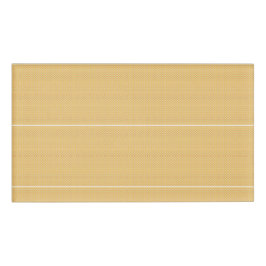 Etiqueta De Nombre un fondo naranja y amarillo con círculos