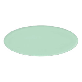 Etiqueta de nombre verde de la fábrica minimalista