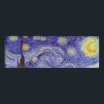 Etiqueta De Nombre Vincent Van Gogh Starry Night Vintage Bella Artes<br><div class="desc">Vincent van Gogh Starry Night Bella Artes Painting Starry Night es un cuadro del artista holandés post-impresionista Vincent van Gogh. El cielo azul nocturno está lleno de nubes, estrellas y una luna creciente brillante. La noche estrellada es la única noche de la serie de vistas desde la ventana de su...</div>
