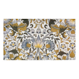 Etiqueta De Nombre William Morris Flor floral Lodden