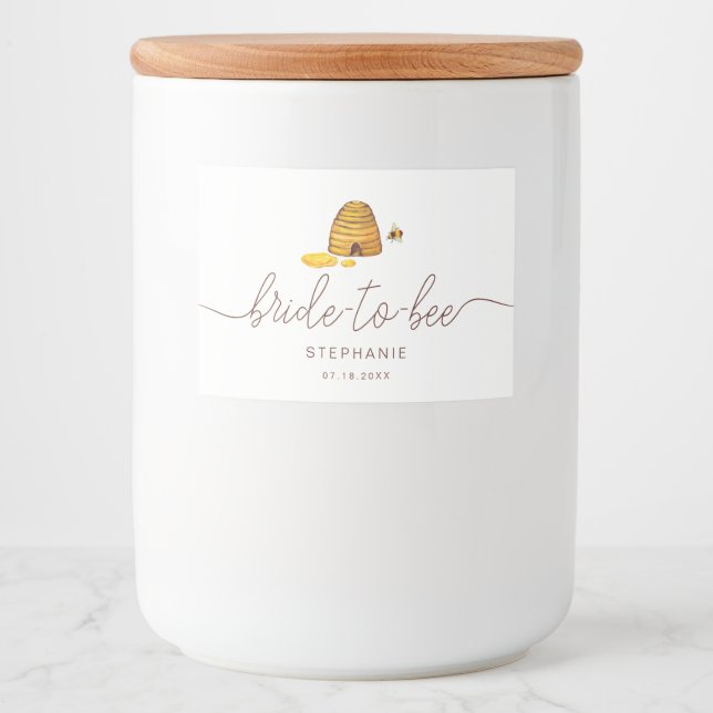 Etiqueta de novia a Bee Jar (Anverso)