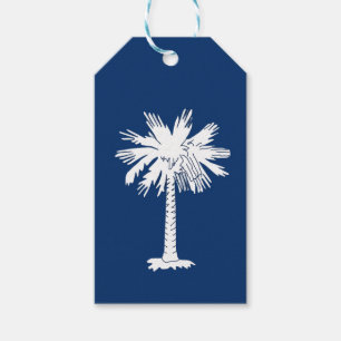 Etiqueta de palma de Palmetto de Carolina del Sur