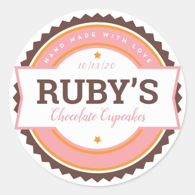 Etiqueta de panadería Cocina Sticker (Anverso)