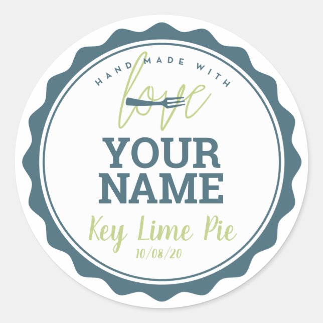 Etiqueta de panadería Cocina Sticker (Anverso)