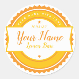 Etiqueta de panadería Pegatina de cocina