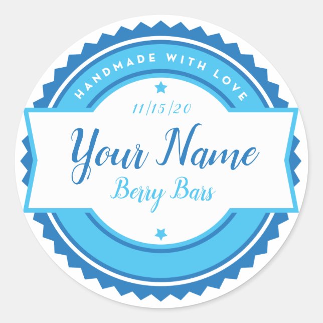 Etiqueta de panadería personalizada (Anverso)