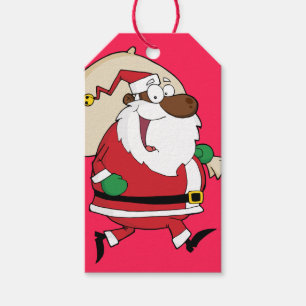 Etiqueta de papel negra corriente del regalo de