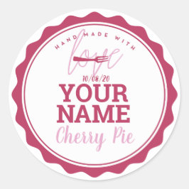Etiqueta de pastel de cocina Sticker