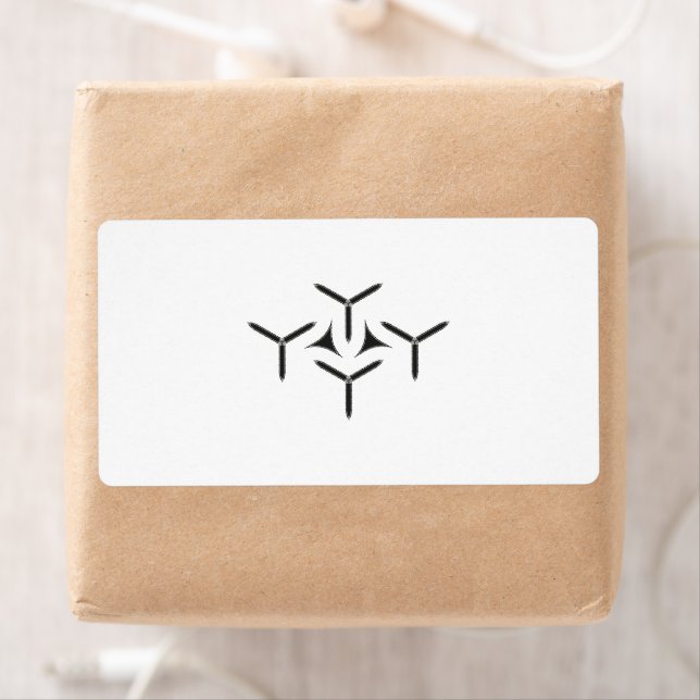 Etiqueta de patrón de hoja gótica (In situ)