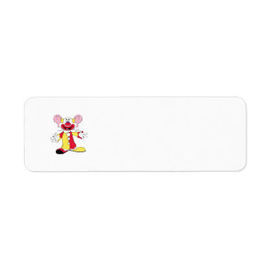 etiqueta de payaso de gran araña