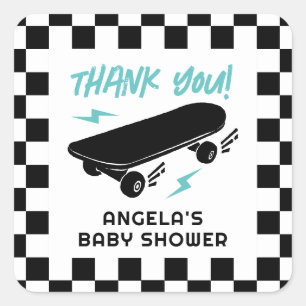 Etiqueta de Pegatina Baby Shower de Baby on Board