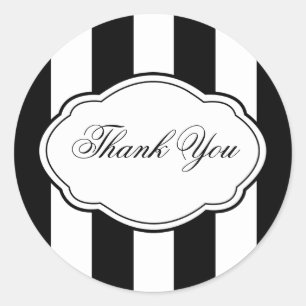 Etiqueta de Pegatina blanco y negro de personaliza