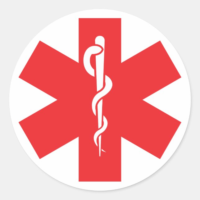 Etiqueta de Pegatina de alerta alérgica (Anverso)