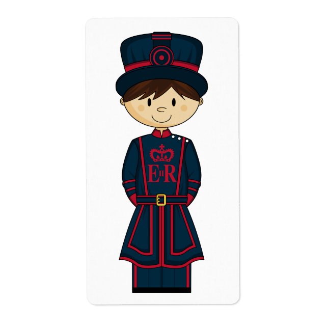 Etiqueta de Pegatina de Beefeater Guard (Frente)