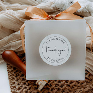 Etiqueta de Pegatina de Empresarios Hechos a Mano