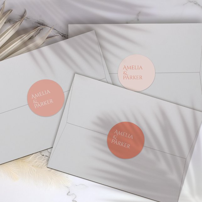 Etiqueta de Pegatina de invitación a boda de Naran (Subido por el creador)